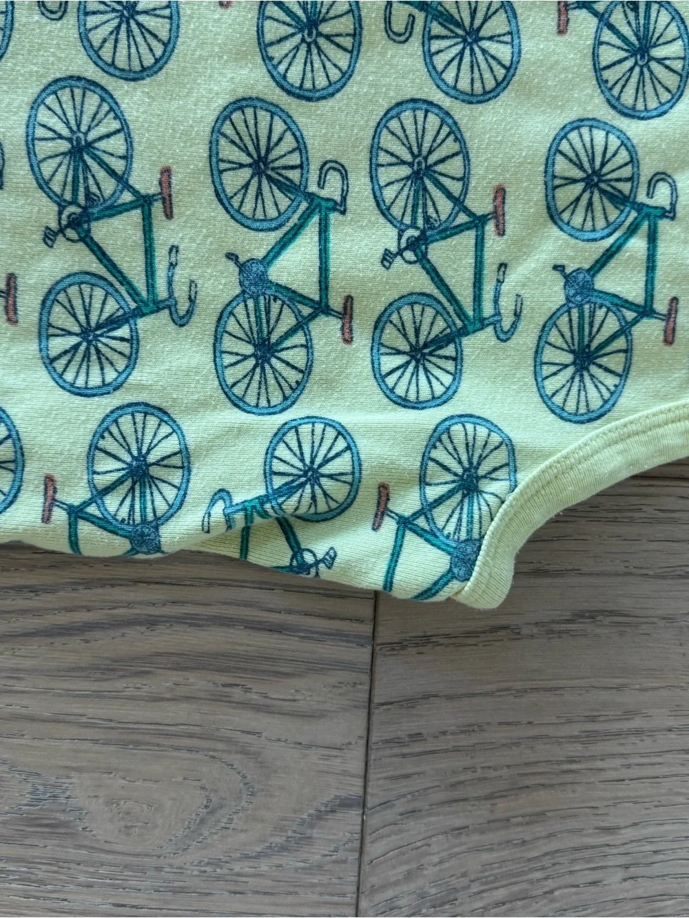 Tea Collection Bicylce Pajama Set Yellow Size 12